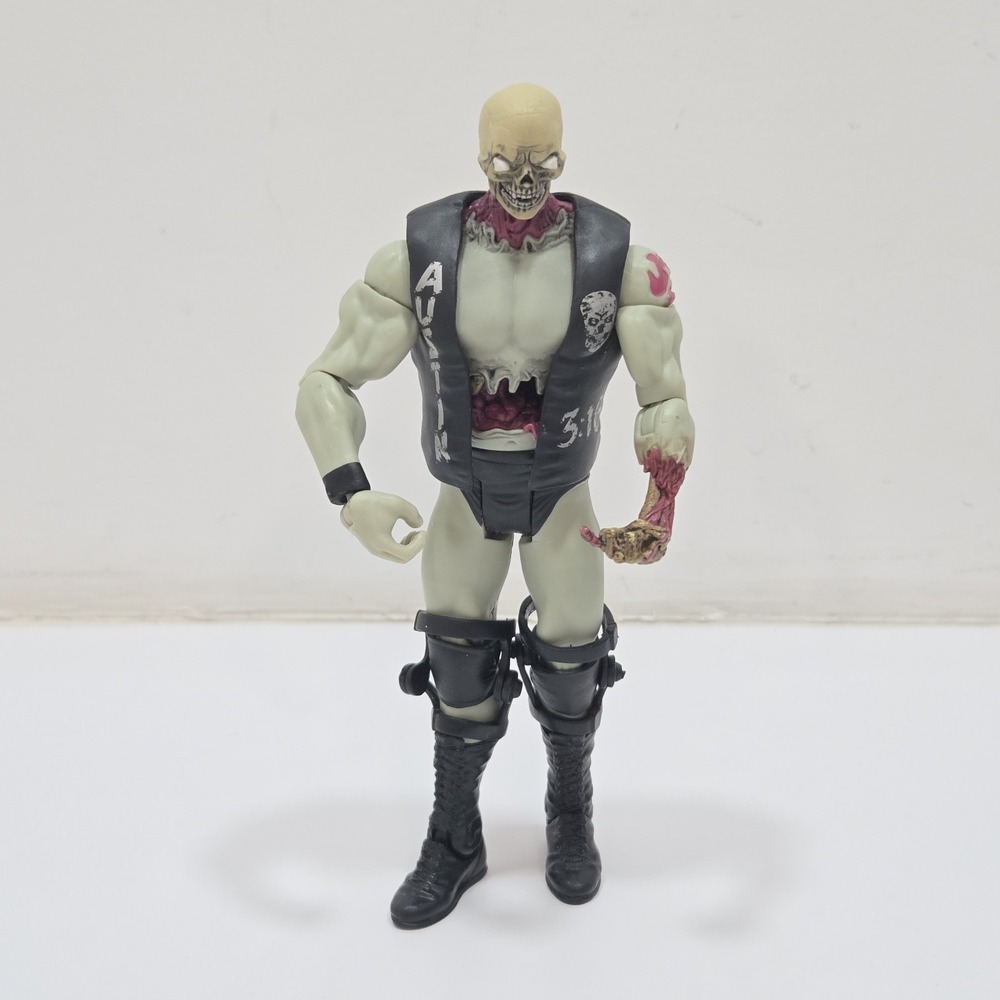 2011 Mattel WWE Zombies 7" STONE COLD STEVE AUSTIN Action Figure (Damaged Eyes)